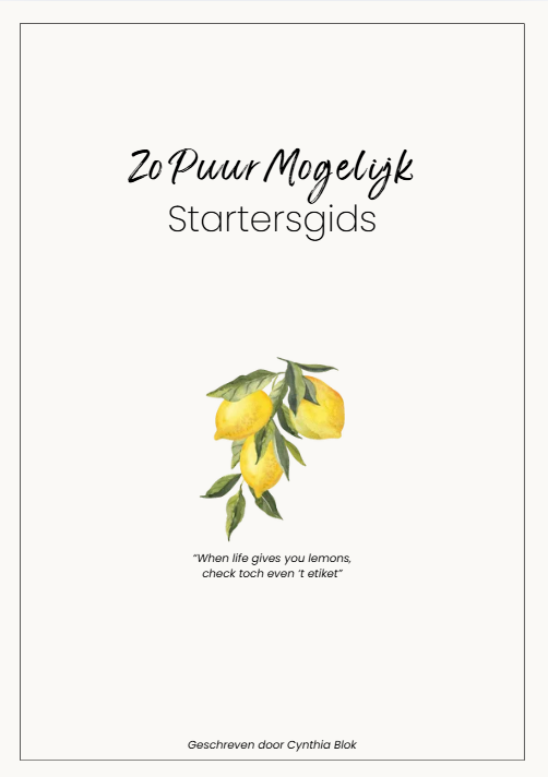 Omslag van de ZPM Startersgids met citroenen